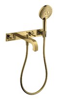Смеситель для ванны Axor Citterio, Polished Gold Optic (39442990) Для ванны Золото
