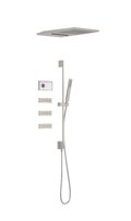 Электронный душевой комплект скрытого монтажа Tres SHOWER TECHNOLOGY, сталь (09286407AC) Душевые комплекты (системы) Сталь