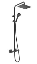 Душова система з термостатом Hansgrohe Vernis Shape, чорний матовий (26286670) Душові стійки Чорний матовий