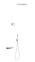 Электронный душевой комплект скрытого монтажа Tres SHOWER TECHNOLOGY, белый матовый (09286320BM) Душевые комплекты (системы) Белый матовый