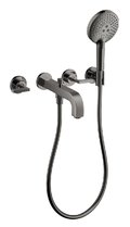 Змішувач для ванни Axor Citterio, Polished Black Chrome (39448330) Для ванни Чорний