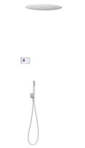 Электронный душевой комплект скрытого монтажа Tres SHOWER TECHNOLOGY, белый матовый (09286557BM) Душевые комплекты (системы) Белый матовый