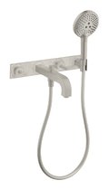 Смеситель для ванны Axor Citterio, Stainless Steel Optic (39442800) Для ванны Нерж. сталь