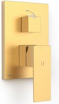 Смеситель Tres Slim Exclusive SLIM-TRES, золото матовый (10628001OM) Для ванны, Для душа Золото матовый
