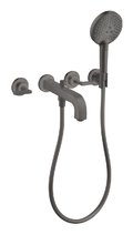 Смеситель для ванны Axor Citterio, Brushed Black Chrome (39448340) Для ванны Черный