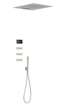 Электронный душевой комплект скрытого монтажа Tres SHOWER TECHNOLOGY, сталь (09288404AC) Душевые комплекты (системы) Сталь