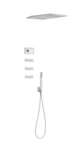 Электронный душевой комплект скрытого монтажа Tres SHOWER TECHNOLOGY, белый матовый (09286408BM) Душевые комплекты (системы) Белый матовый