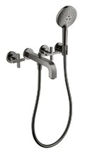 Смеситель для ванны Axor Citterio, Polished Black Chrome (39447330) Для ванны Черный