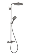 Душевая система Hansgrohe Raindance Select S SHOWERPIPE Brushed Black (27633340) Душевые стойки Черный глянцевый 