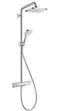 Душова система Hansgrohe Croma E SHOWERPIPE EcoSmart (27660000) Душові стійки Хром