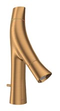 Смеситель для раковины Axor Starck Organic, Brushed Gold Optic (12010250) Для раковины Золото