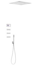 Электронный душевой комплект скрытого монтажа Tres SHOWER TECHNOLOGY, белый матовый (09286312BM) Душевые комплекты (системы) Белый матовый