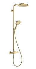 Душова система Hansgrohe Raindance Select S SHOWERPIPE Polished Gold Optic (27633990) Душові стійки Золото