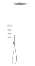 Электронный душевой комплект скрытого монтажа Tres SHOWER TECHNOLOGY, сталь (09286313AC) Душевые комплекты (системы) Сталь