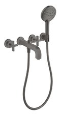 Смеситель для ванны Axor Citterio, Brushed Black Chrome (39447340) Для ванны Черный