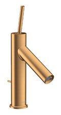 Смеситель для раковины Axor Starck, Brushed Gold Optic (10111250) Для раковины Золото