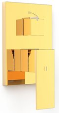 Змішувач Tres Slim Exclusive SLIM-TRES, золото (10628001or) Для ванни, Для душа Золото