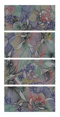 Плитка ABK Wide&amp;Style sixties Dark Comp.4 PZ Digit+ 120*240 (0001415) ABK Для кухні, Для громадських приміщень, Для житлових приміщень, Для вулиці, Для ванної