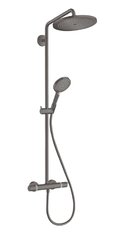 Душова система Hansgrohe Raindance Select S SHOWERPIPE Brushed Black Chrome 280мм (26890340) Душові стійки Чорний