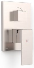 Змішувач Tres Slim Exclusive SLIM-TRES, сталь (10628001ac) Для ванни, Для душа Сталь