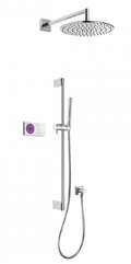 Електронний душовий комплект прихованого монтажу Tres SHOWER TECHNOLOGY (09286568) Душові комплекти (системи) Хром