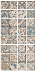 Декор Sant'agostino I Chiostri Magnolia Bianca (comp 24 pcs) 7.3 * 7.3 (CSAMAGBC07) Sant'Agostino Для кухні, Для громадських приміщень, Для житлових приміщень, Для ванної