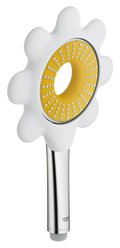 Ручной душ Grohe Rainshower Icon 100 (26115YF0) Ручные души (лейки) Хром-белый-желтый