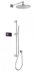 Електронний душовий комплект прихованого монтажу Tres SHOWER TECHNOLOGY (09288568) Душові комплекти (системи) Хром