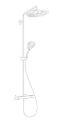 Душова система Hansgrohe Raindance Select S SHOWERPIPE Matt White 280мм (26890700) Душові стійки Білий, Білий матовий
