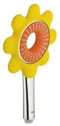 Ручной душ Grohe Rainshower Icon 100 (26115YR0) Ручные души (лейки) Хром-желтый-оранжевый