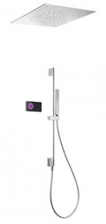 Электронный душевой комплект скрытого монтажа Tres SHOWER TECHNOLOGY (09288581) Душевые комплекты (системы) Хром