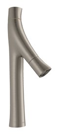 Смеситель для раковины Axor Starck Organic 170 мм, Stainless Steel Optic (12012800) Для раковины Нерж. сталь