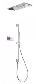 Електронний душовий комплект прихованого монтажу Tres SHOWER TECHNOLOGY (09286580) Душові комплекти (системи) Хром