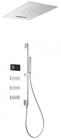 Электронный душевой комплект скрытого монтажа Tres SHOWER TECHNOLOGY (09288403) Душевые комплекты (системы) Хром
