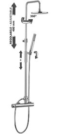 Душевая система Paffoni Stick (ZCOL621CR) Душевые стойки Хром