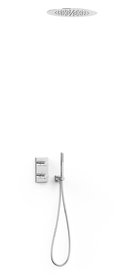Термостатический душевой комплект скрытого монтажа Tres Therm-Box, хром (06225005) Душевые комплекты (системы) Хром