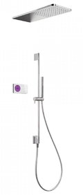 Электронный душевой комплект скрытого монтажа Tres SHOWER TECHNOLOGY (09286582) Душевые комплекты (системы) Хром