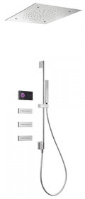 Электронный душевой комплект скрытого монтажа Tres SHOWER TECHNOLOGY (09288405) Душевые комплекты (системы) Хром
