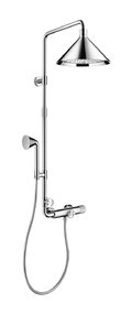 Термостатическая душевая стойка Axor Showers 240 мм 2jet (26020000) Душевые стойки Хром