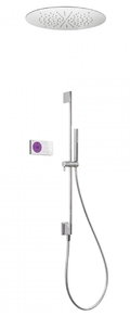 Электронный душевой комплект скрытого монтажа Tres SHOWER TECHNOLOGY (09286583) Душевые комплекты (системы) Хром