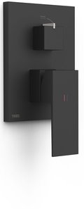 Смеситель Tres Slim Exclusive SLIM-TRES, черный матовый (10628001NM) Для ванны, Для душа Черный матовый
