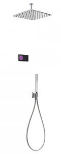 Электронный душевой комплект скрытого монтажа Tres SHOWER TECHNOLOGY (09288564) Душевые комплекты (системы) Хром