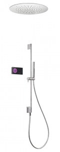 Электронный душевой комплект скрытого монтажа Tres SHOWER TECHNOLOGY (09288583) Душевые комплекты (системы) Хром