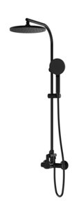 Душевая система GRB Eco Prime, черный матовый (40465422) Душевые стойки Черный, Черный матовый