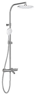 Термостатическая душевая система GRB Premier Metallic Slim TL (50454500TLMT) Душевые стойки Хром