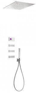 Электронный душевой комплект скрытого монтажа Tres SHOWER TECHNOLOGY (09286310) Душевые комплекты (системы) Хром