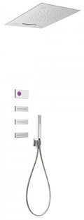 Электронный душевой комплект скрытого монтажа Tres SHOWER TECHNOLOGY (09286402) Душевые комплекты (системы) Хром
