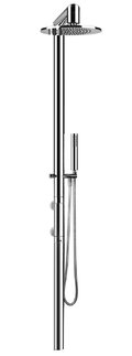 Душова система Gessi Ovale (21635-031) Душові стійки Хром