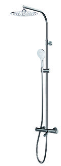 Термостатическая душевая система GRB Time Female Metallic Slim TL (47453470TLMT) Душевые стойки Хром