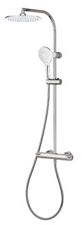 Термостатическая душевая система GRB Premier Metallic Slim TL (50425500TLMT) Душевые стойки Хром